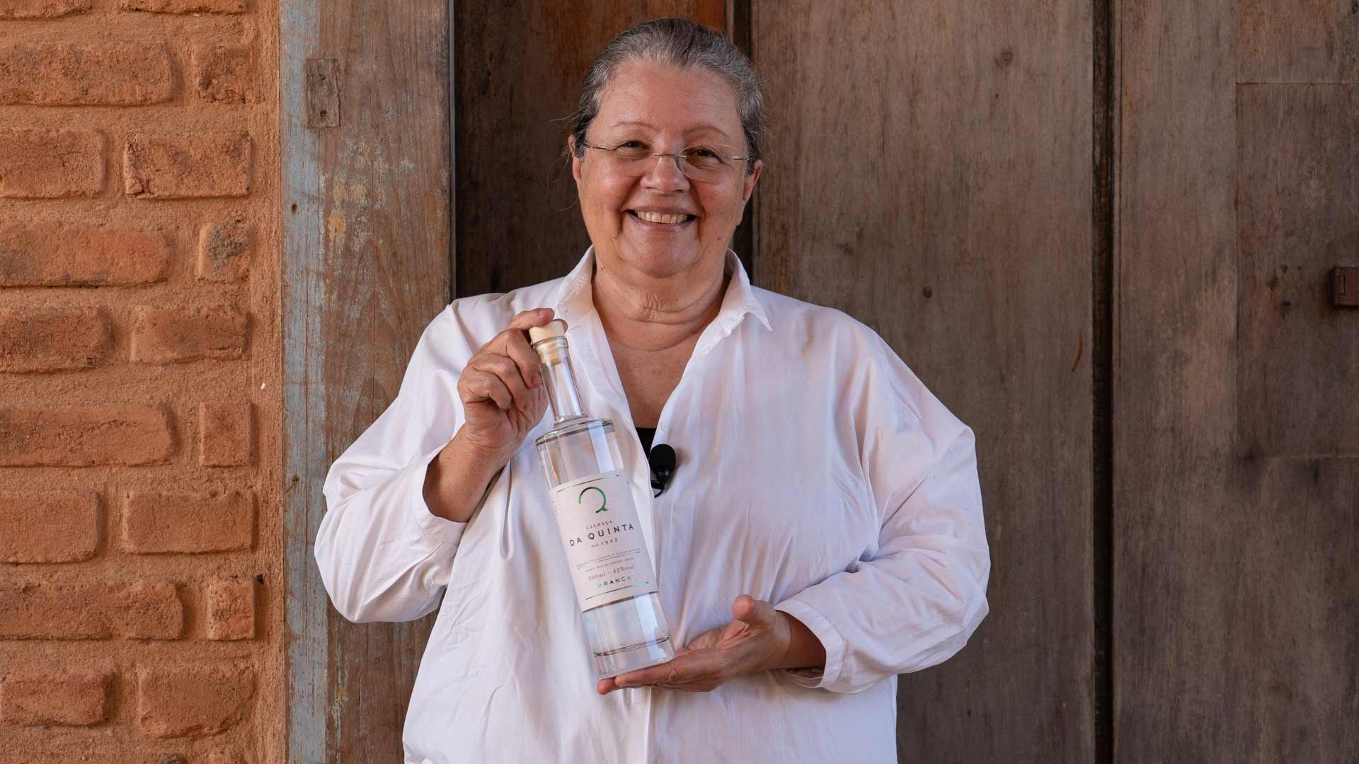 Kátia Espírito Santo, dona da destilaria