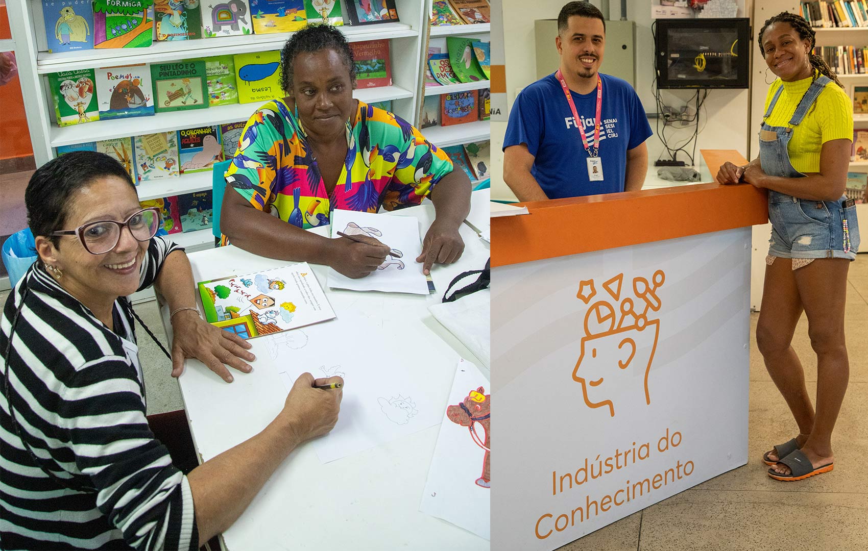 mulheres e agente na IC