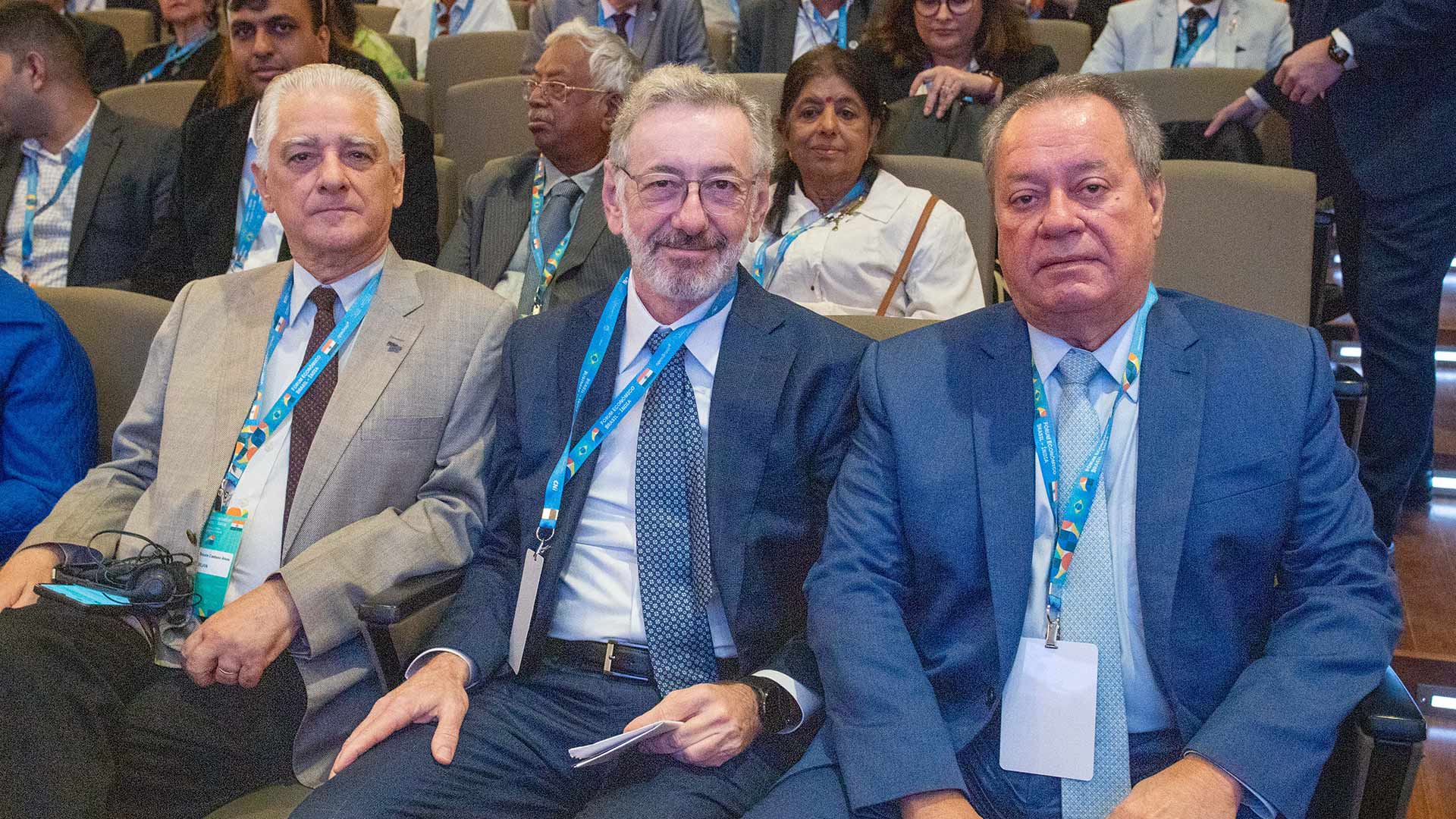 Caetano na reunião Brasil-Índia