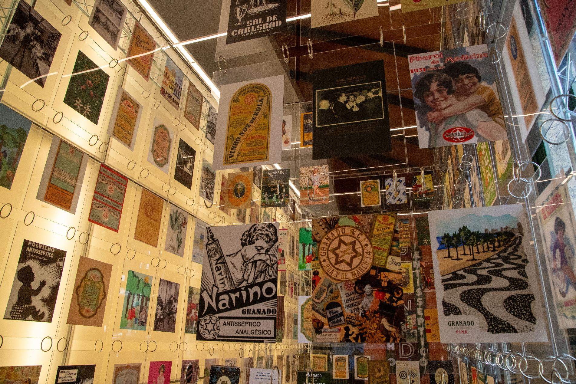 Rótulos antigos dos produtos Granado