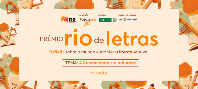 Cartaz de divulgação do Prêmio Rio de Letras 2025